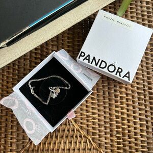 Pandora Silver Glow-in-the-Dark Firefly Bracelet